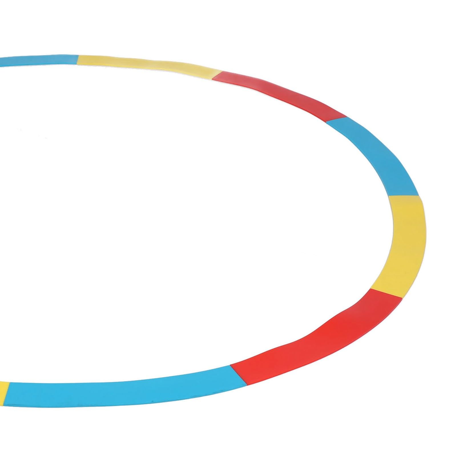 Focket Círculo de Objetivo de Golf, Ayuda de Entrenamiento para Lanzar y Lanzar para Crear Objetivos de Control de Velocidad, Anillo de tee, Anillos Multicolores (Rojo Amarillo
