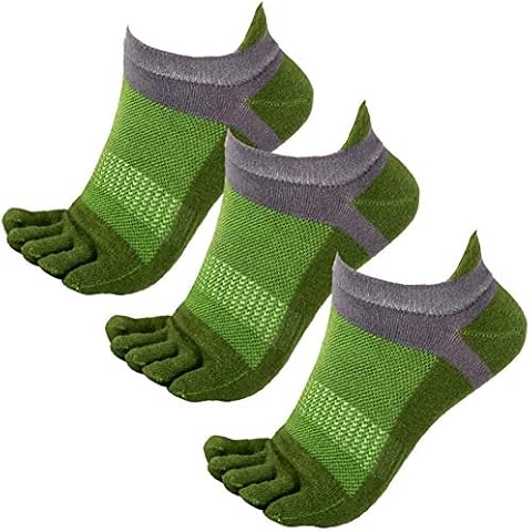 Panegy - Calcetines de 5 Dedos Para Hombres Deportes de Algodón Transpirable Cover