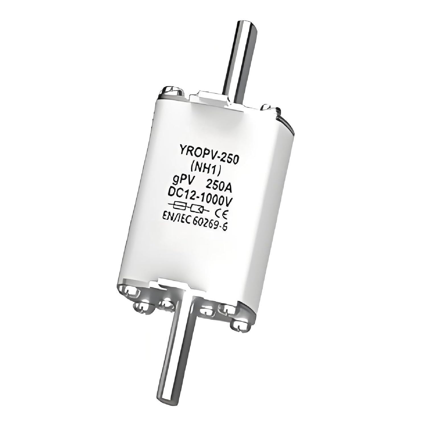 NH1 Battery Fuse Disconnector Switch, 250A, 1000VDC, Single Pole, Telecom Protection (250AFuse and Base)