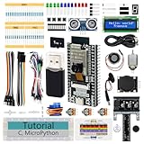 Freenove ESP32 Kit Dev CAM Board Super Starter Kit, Dual-core 32-bit 240 MHz Microcontroller, Onboard Camera WiFi+BT, 522-Page Detailed Tutorial, Python C Code, 78 Projects, 173 Items