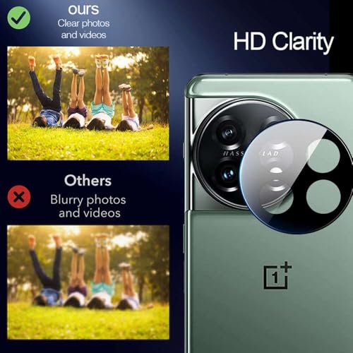 Image of Xmon Back Camera Lens Protector for OnePlus 11 (1 Pack) Premium Camera Glass Protector Guard, Anti-Scratch, Ultra-Clear, Easy Installation