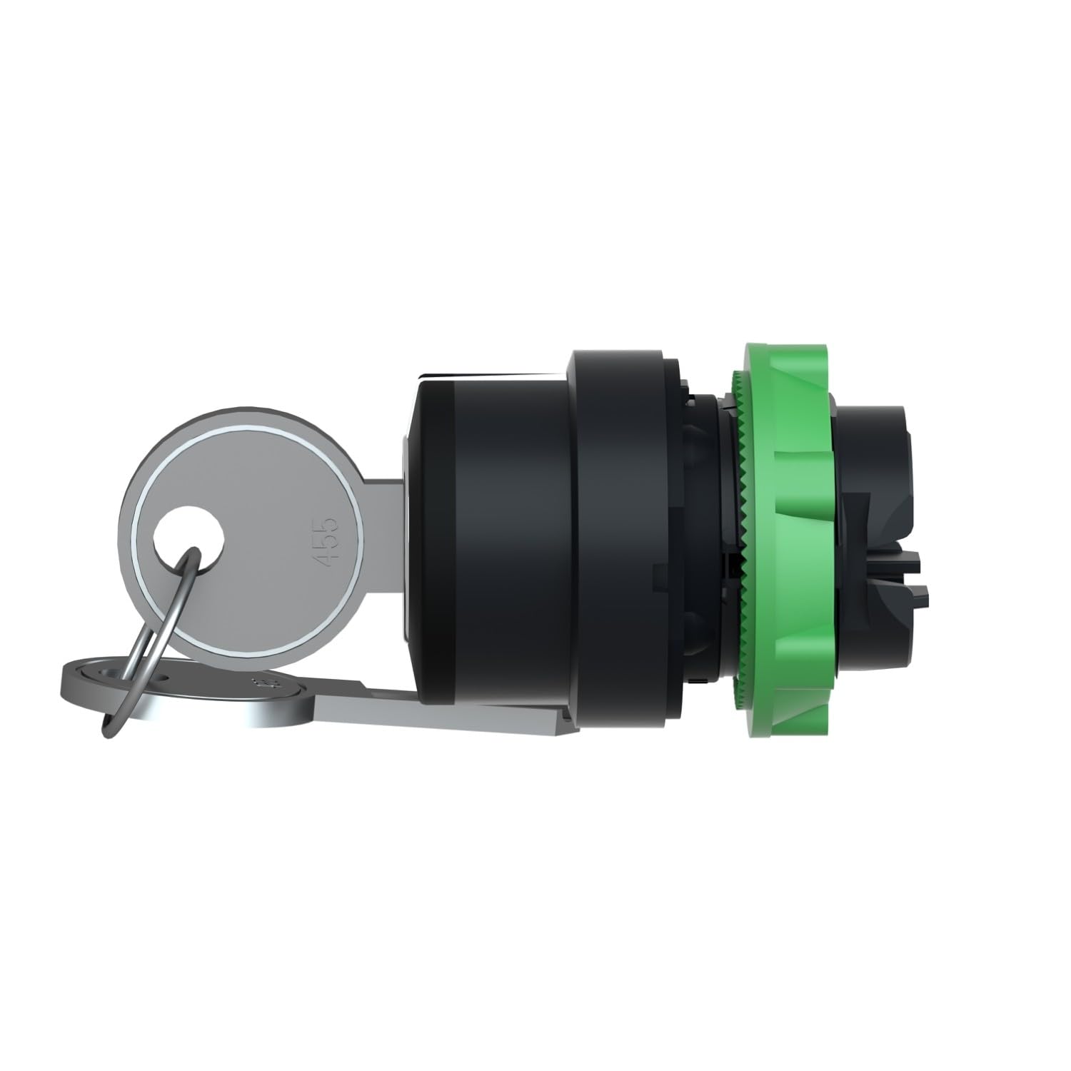 Schneider Electric - Harmony XB5 - tête bouton tournant à clé 455 - Ø22-3 pos rap C - retr C - ZB5AG7