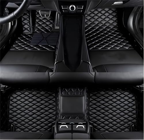 OVINIX Faux Leather Car Floor Mats — Custom Fit for 1997–2002 Honda Accord