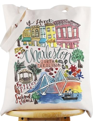 Bolso Tote Charleston para Viaje y Compras
