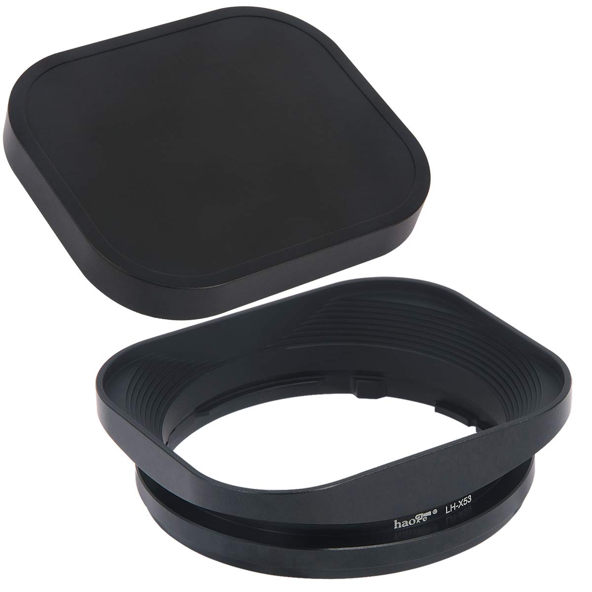 Amazon.com : Haoge LH-X53 Bayonet Square Metal Lens Hood and Haoge 