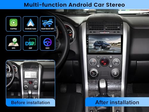 Autoradio Android con cámara trasera para Suzuki Grand Vitara, olvídate de los problemas al aparcar 2