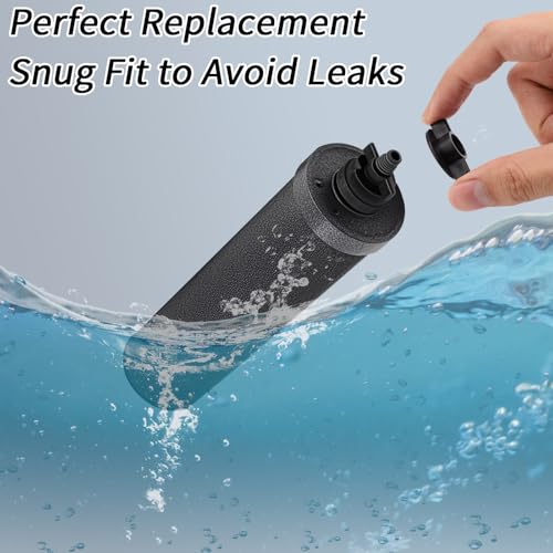 Image of 12pcs Replacement Parts Kit for Water Filter System Elements, Durable Water Filter System Accessories Maintenance Kit Include 4pcs Wing Nuts 4pcs Washers Gaskets & Silicone Plugs Stopper (Black)