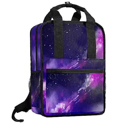 Sac à dos garçons bretelles réglables motif espace multicolore