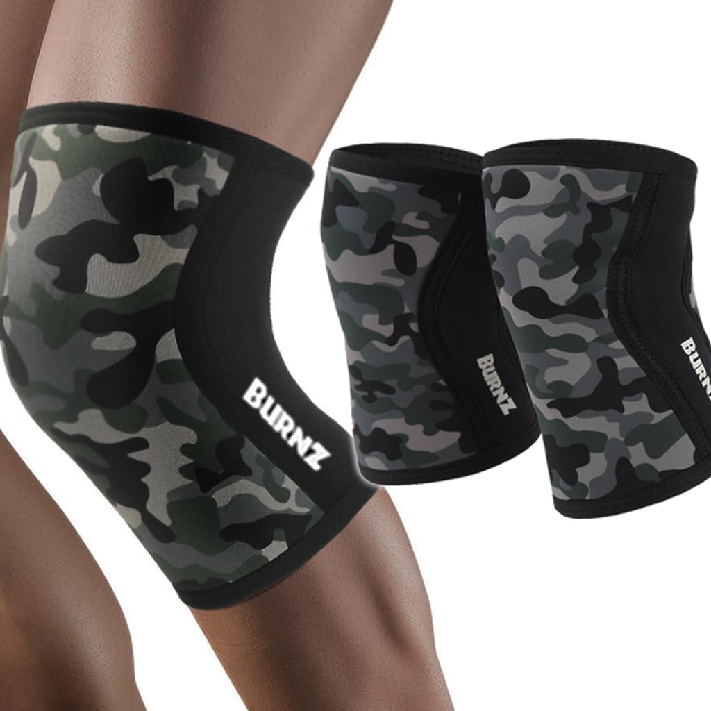 Amazon.co.jp: 【BurnZ】ニースリーブ 左右セット 膝サポーター