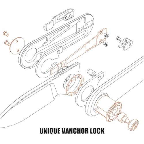Image of Vosteed Corgi V Pocket Knife - 2.36 inch 14C28N Satin Blade - Patented Vanchor Lock, Gray Aluminum Handle - EDC Knife Surviving Folding Knife - A3703
