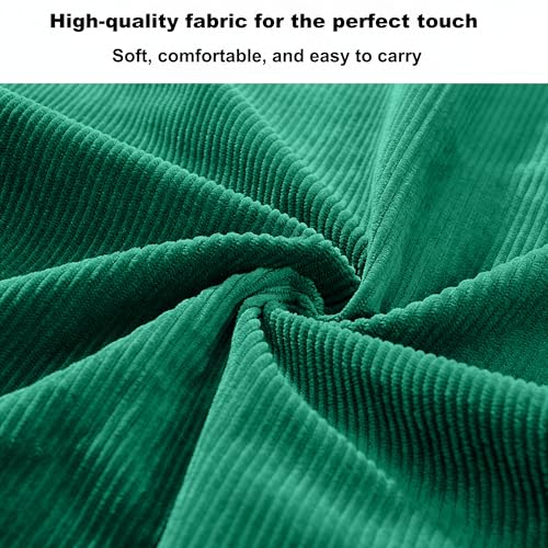 Image of 2026 Corduroy Tote Bag with Zipper Large Casual Handbags Shoulder Purse for Women