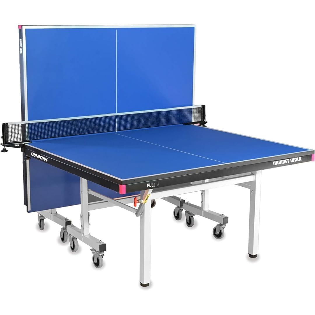 MUNDET WALA Indoor Table Tennis Table w/Both Side Laminated & Wheels w/Lock (TT Net + 2 TT Racket & 2 Stiga Balls) (25MM TOP) (B0BZH3FRMV) Amazon Price History, Amazon Price Tracker