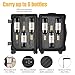 bimiti Wine Suitcase,6 Bottle Wine Luggage,Wine Travel Case with TSA Lock,Wine Bottle Suitcase with Removable Interior and Silent Spinner Wheels,Black Wine Suitcase for Airplanes