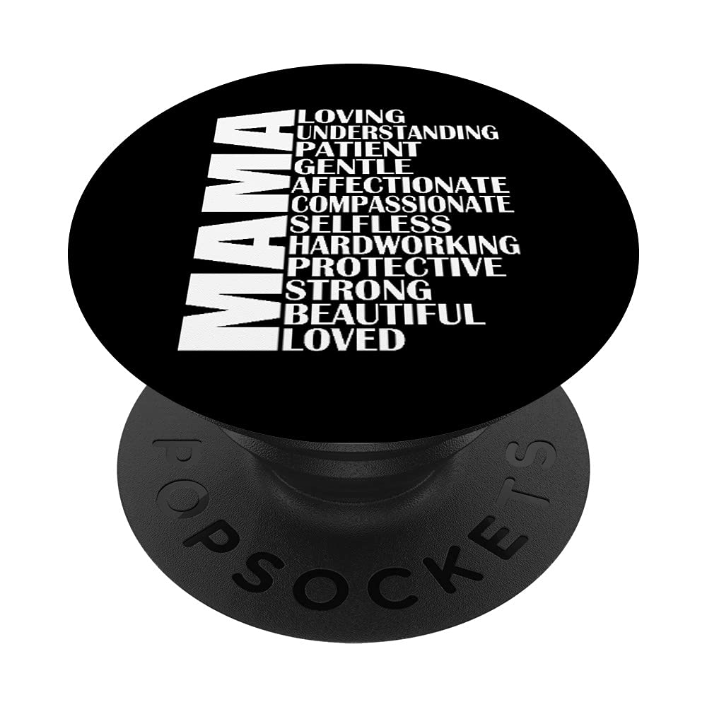 Mama Leopard Print PopSockets Swappable PopGrip