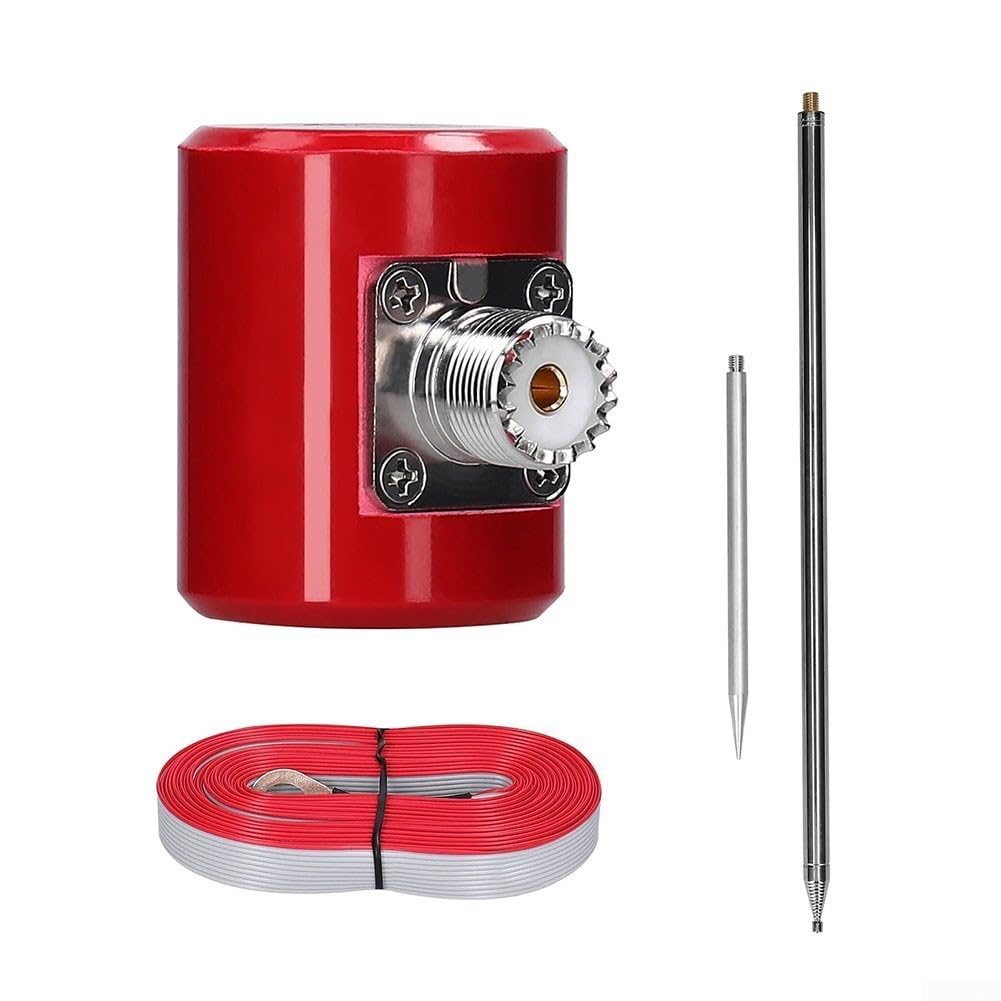 Set di antenna HF, in acciaio inox, HF 300 W, 600 W, lunghezza d'onda, telescopica, antenna estesa per comunicazioni radio USDX (solo base)