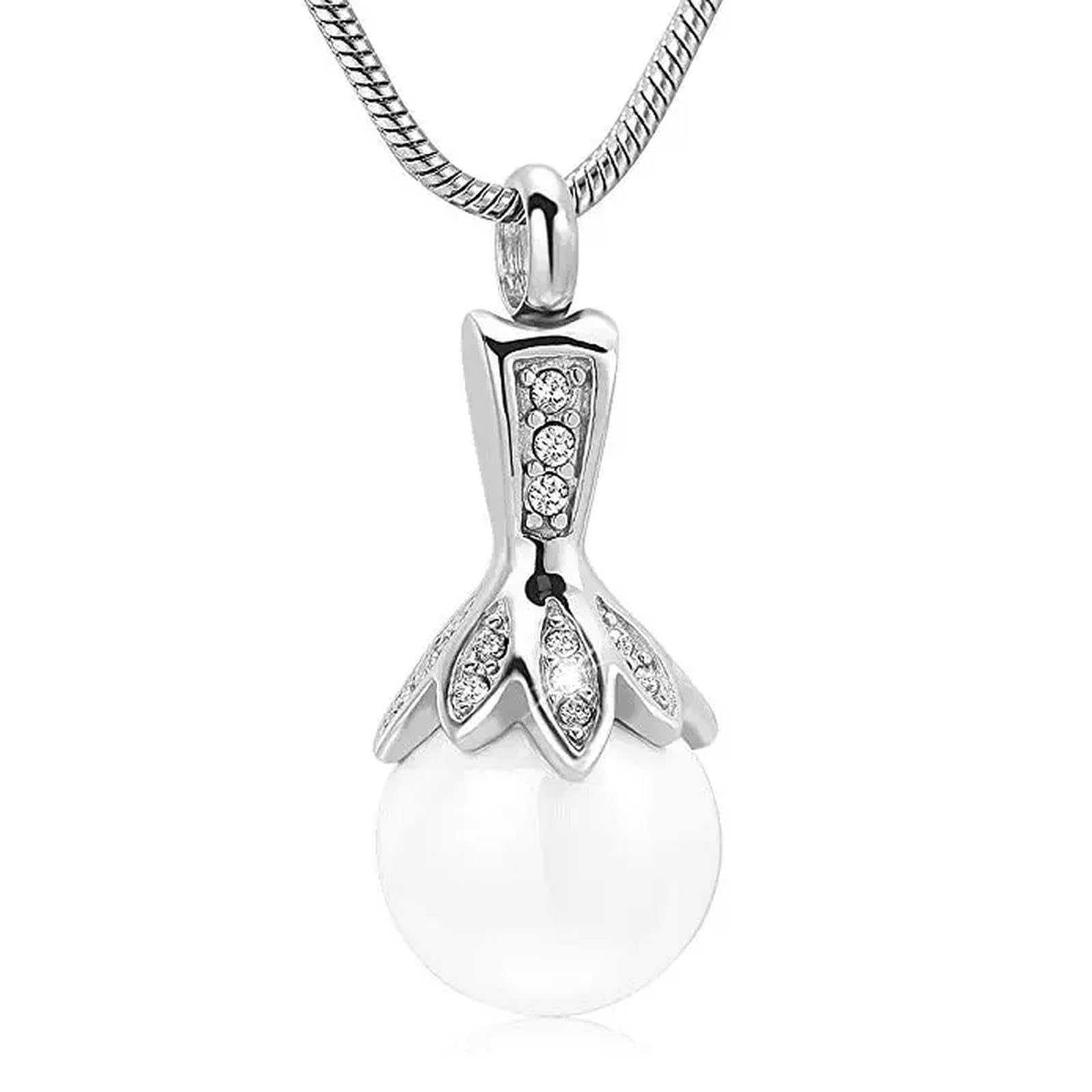 Collier contenant des cendres en acier, la solution discrète contre la peur d'oublier