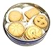 Danish delights butter cookies 4oz in a nice tin gift box (3 pack) 12 oz total