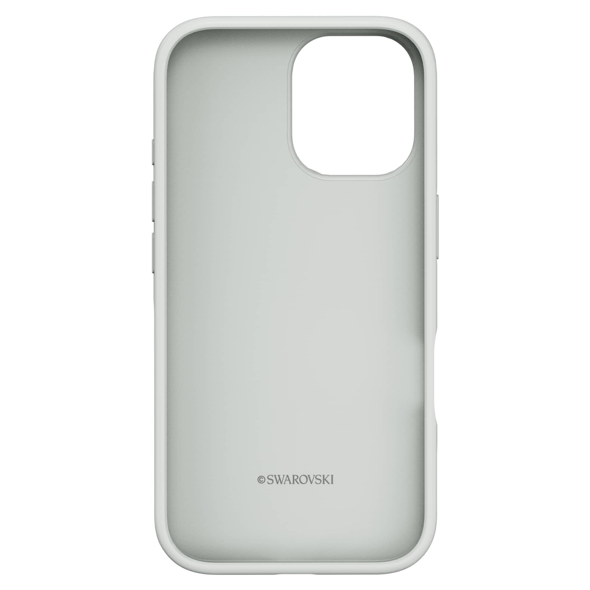 Swarovski Custodia per smartphone High, iPhone® 16, Tono argentato