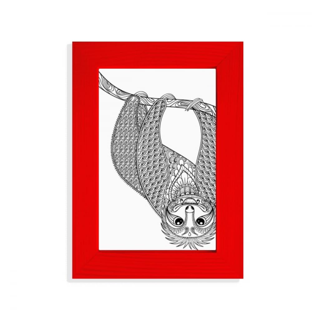 Image de graisse animale et cadre photo rouge Art Déco pour salon chic