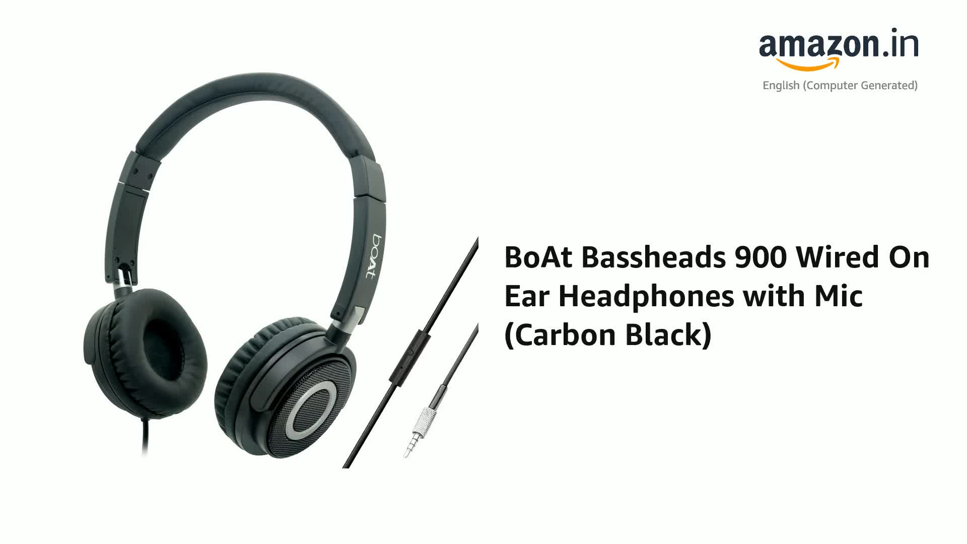 boAt Bassheads 900 Wired On Ear 