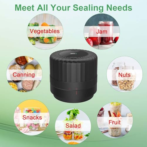 SelePow Mason Jar Vacuum Sealer VP06+