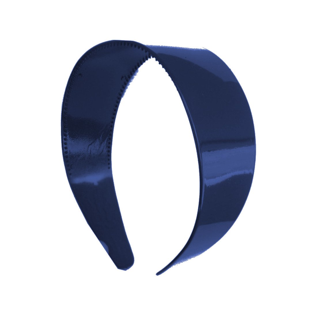 Keshet Accessories Navy 2 Inch Wide Hard Plastic Headband with Teeth Hair band for Women and Girls