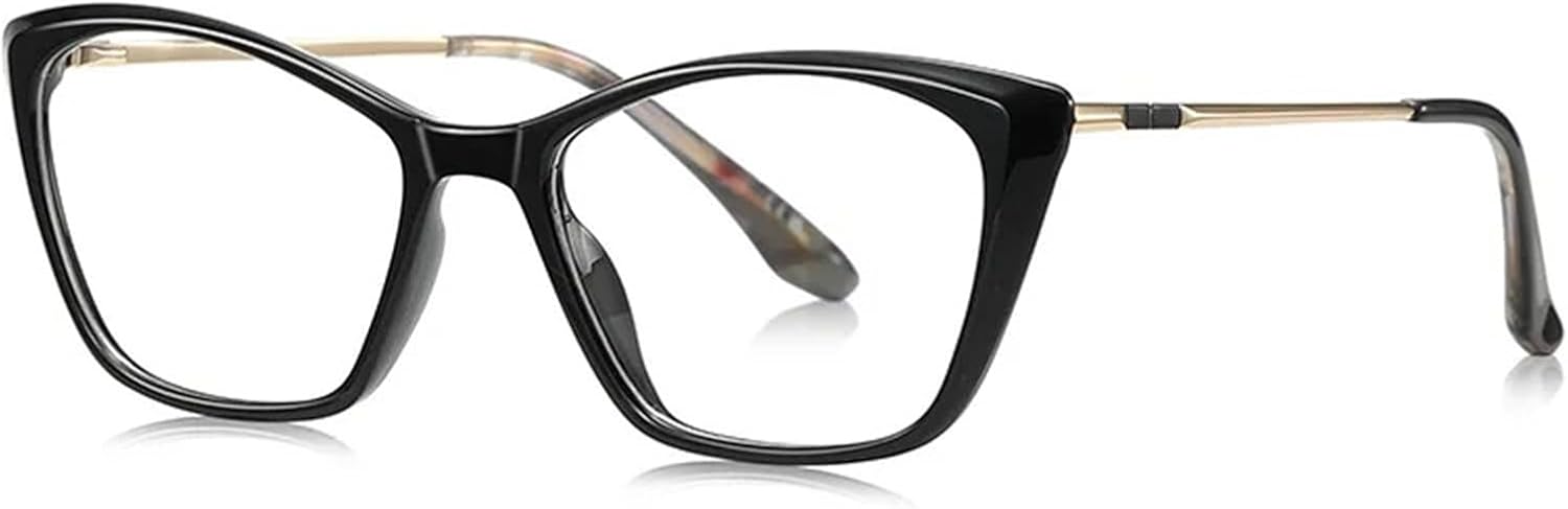 pureza Fashion Glasses Women Fake Eyeglasses Trendy Square Frame Female Flat Glasses