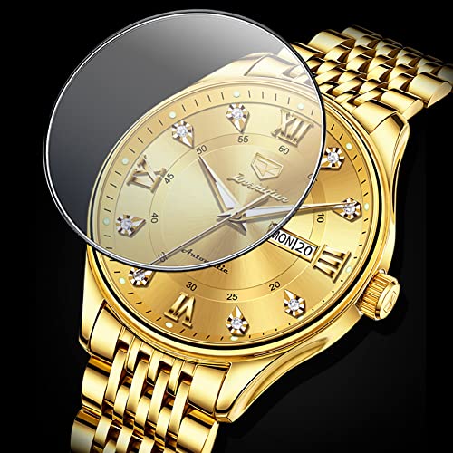 Image of OLEVS Automatic Mens Watches Self Winding Mechanical Business Luxury Dress Wrist Watch Stainless Steel Waterproof Luminous Day Date