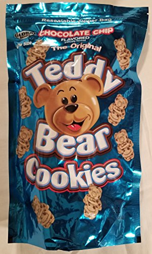 Chocolate Chip Teddy Bear Cookies Bite Size 12 oz. Bag Global Brands