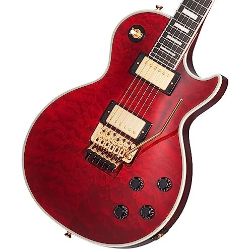 Amazon | Epiphone/Alex Lifeson Les Paul Custom Axcess Quilt