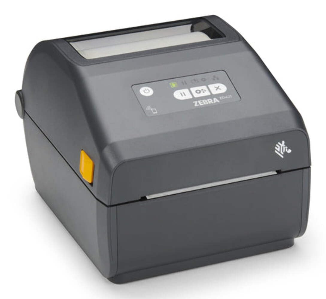 Zebra Thermotransfer Desktopdrucker ZD421 - USB, USB-Host, Ethernet und Bluetooth Konnektivität - Geeignet für Anwendungen in Logistik, Fertigung, Einzelhandel und Gesundheitswesen