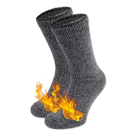 HEATEX Män och kvinnor termiska strumpor med köldskydd extremt varma (1–3 par)