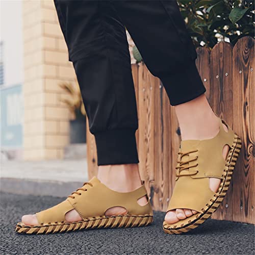 Sandals Men's Non-Slip Shoes Men's Comfortable Sandals Beach Non-Slip Soft Men's Shoes(OneColor,41 Code)3