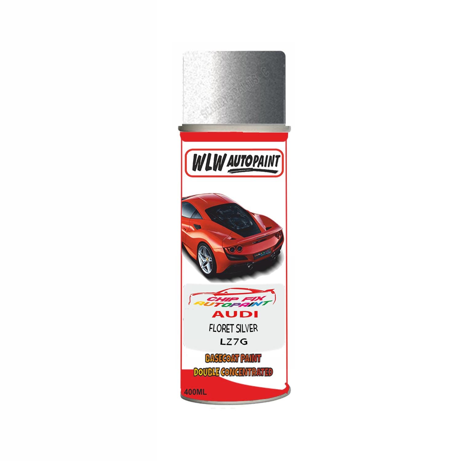 SCOOBYS PAINTS BACK IN THE MIX Basecoat Aerosol Spray Paint For Audi A6 Florett Silver 2013-2019 Code Lz7G