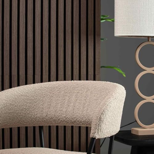 Panneaux muraux lambris marron foncé WallArt 80x40cm en bois MDF