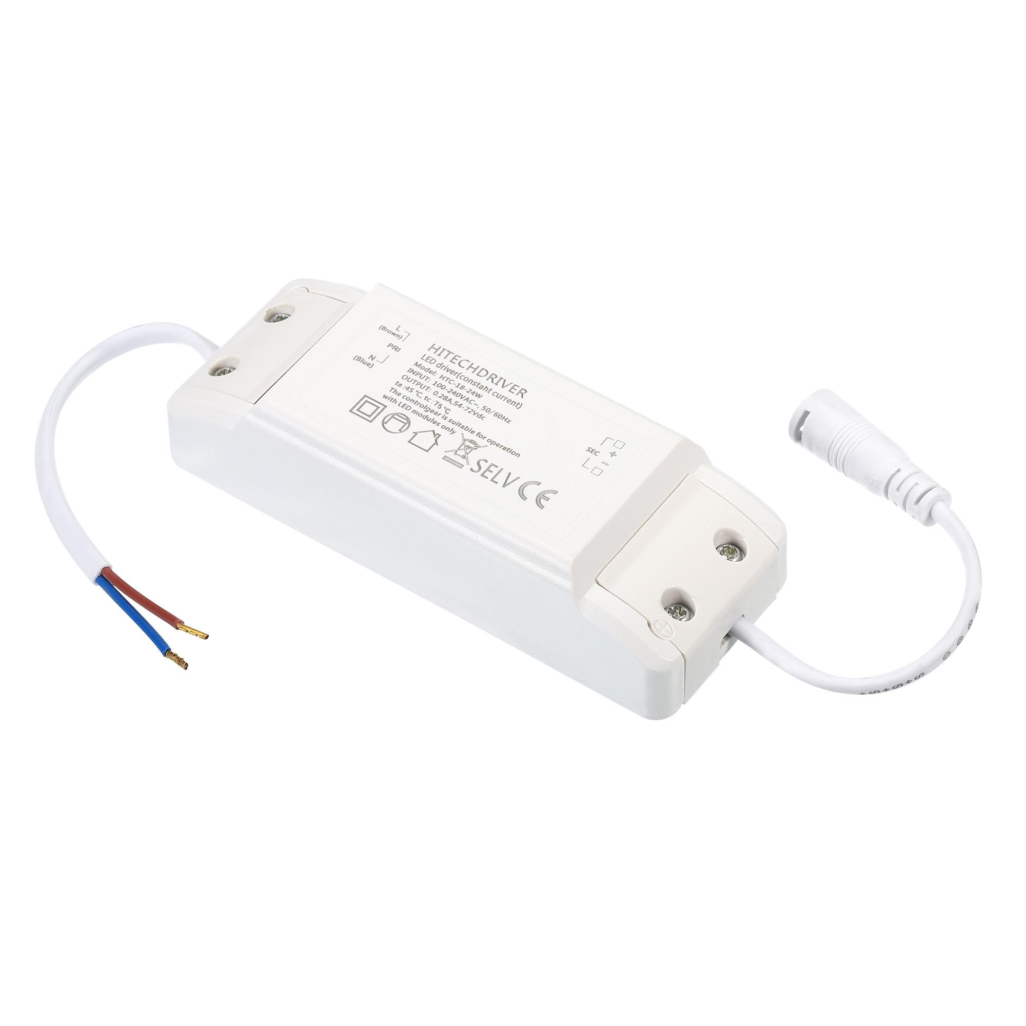 PATIKIL 18-24W 300mA LED Driver, AC 100-240V Output 54-72V DC