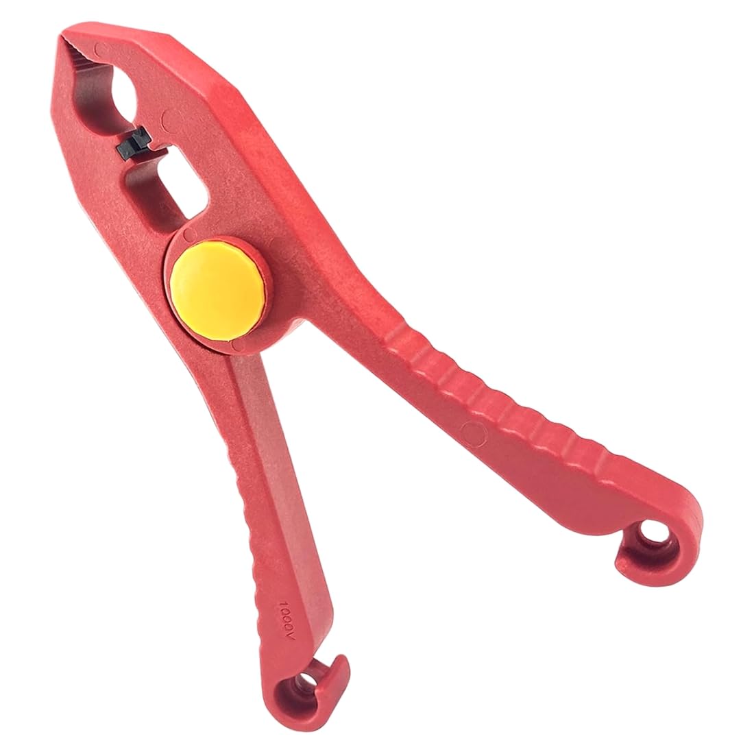Jnchdghwa Red Insulated Plastic Wire Clamp For Electrical Work 5.9 Inch 1000V Anti-Magnetic Spring Clip With 33Mm Opening Safety