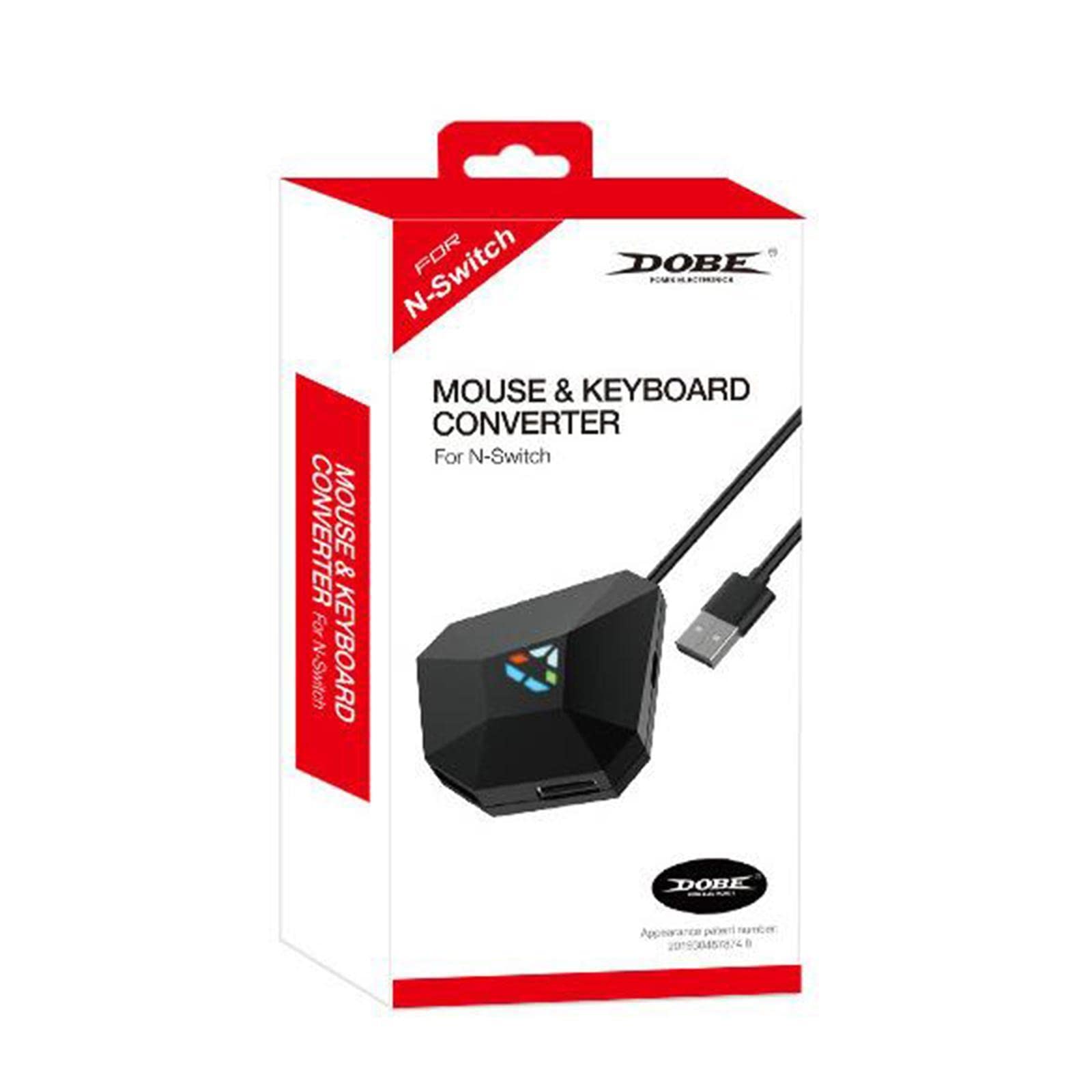 Clavier Souris Convertisseur USB Adaptateur Pièces avec Prise Casque 35mm Accessoires Professionnels pour Jeux Vidéo Compatible PS3 Xbox360 Switch