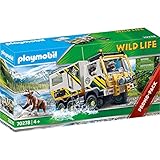 Lieferumfang: 1x PLAYMOBIL Wild Life Expeditionstruck, 78-teiliges Spielfiguren-Set mit Anleitung: 1 Truck, 2 Figuren, 75 Zubehörteile, Material: Kunststoff, LxBxH (ohne Antenne): 33x13x18,5 cm, 70278