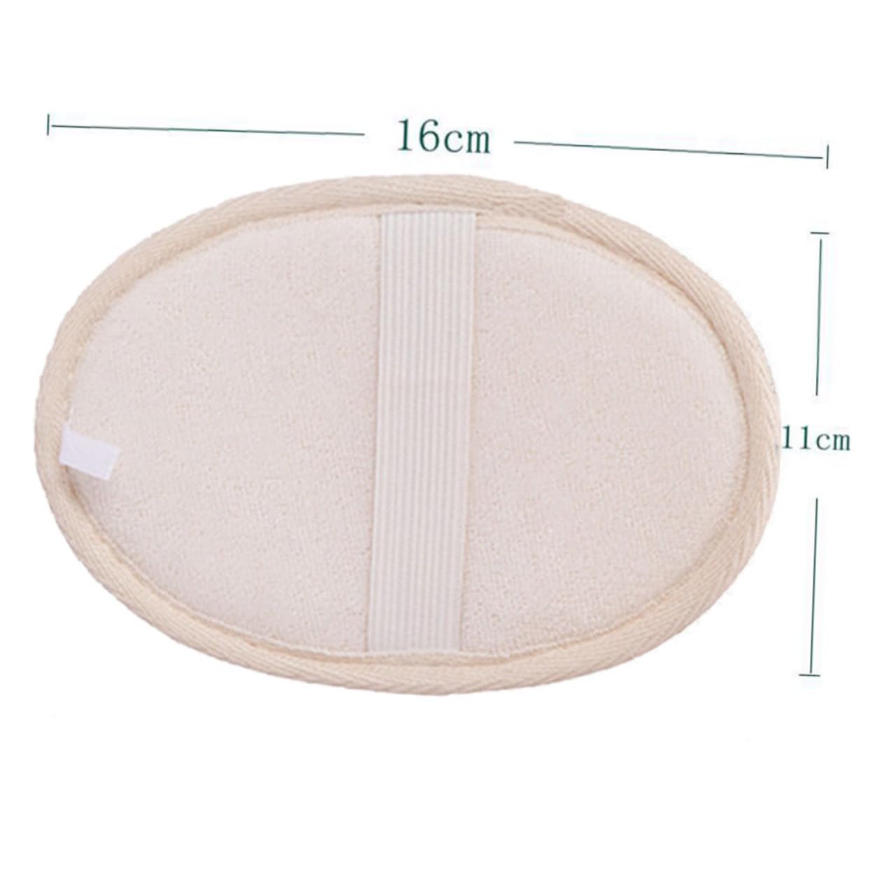 FRCOLOR 6 spugne esfolianti per bodyscrubber loofah bath sponge loofah sponge pad luffa spugna tampone esfoliante tampone esfoliante tampone per piante da bagno