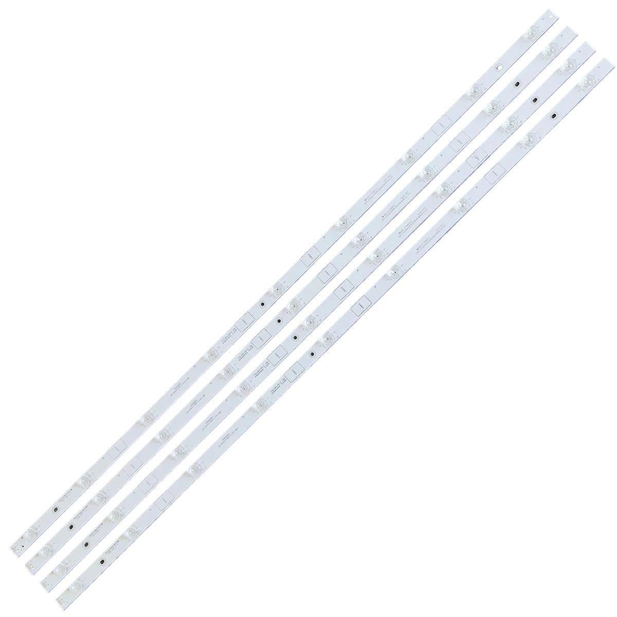 Bande de rétroéclairage LED, 9 lampes for téléviseur 50 pouces, Alux Al50sbuhd Al50sb(10SET-40PCS)
