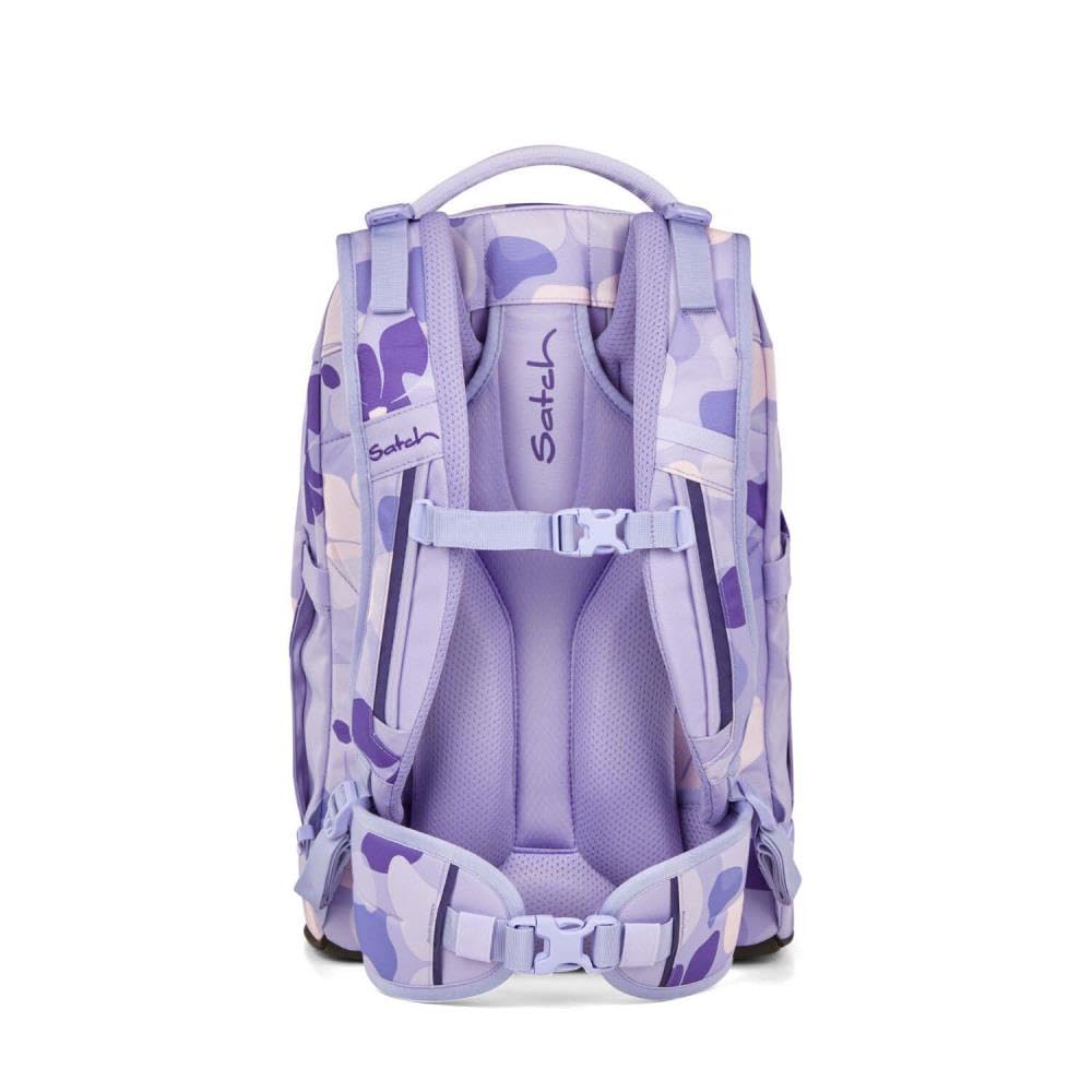 Satch Juego mochila Lilac Blossom Artículos escolares Unisex Poliéster Reciclado Multicolor