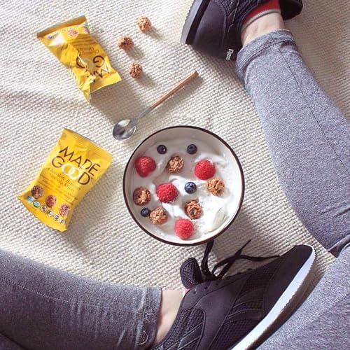 Made Good Organic Healthy Granola Minis (15 Portion Variety Pack), Tree Nut and Peanut Free, Gluten Free, Vegan, Kosher, Chocolate Banana, Strawberry, Chocolate Chip - Packaged with TrendyMunchies Box (3 Flavors Included) (15 Pack Variety Pack, 15 Pack Va - Thumbnail 3