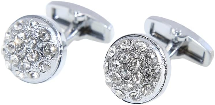 ラウンドフルダイヤモンドカフス フレンチシャツ ドレスカフス アクセサリーリンク