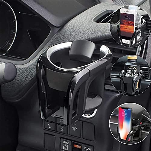 Universal Car Cup Holder Expander, 2 in 1 Car Air Vent Cup Bottle Mount