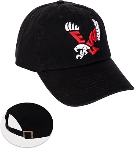 Desert Cactus Eastern Washington University Baseball Hat EWU Eagles Brimmed Embroidered Cap Adjustable Cloth Strap Adult