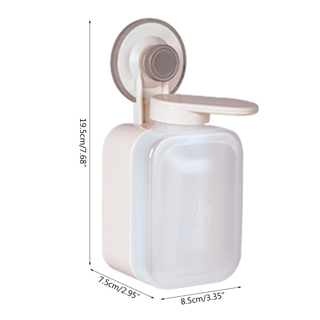 hokojix Automatic Soap Dispenser Wall Mounted Liquid Container Storgae Bottle