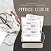 Embroidery Cards For Beginners Adults Kids, Learn 11 Basic Stitches DIY Kits, Includes Pre Perforated Cards, Easy to Follow Instructions, Clear Patterns, Gift (11 Basic Stitches, Green/Taupe)