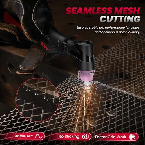 Image of Bestarc Pilot Arc Plasma Cutter, [LED Display][Air Sensor] 50A Plasma Cutter Machine 110 /220V Dual Voltage, 1 /2'' Clean Cut 3 /4 Inch Max Cut, Post Flow Mesh, 2T /4T for Beginners DIY, Yellow