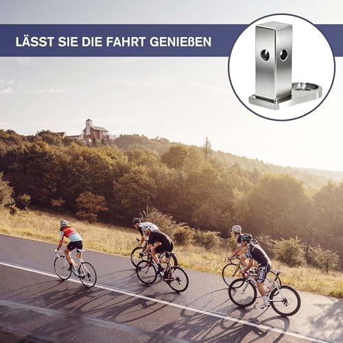 Fahrradanhänger Kupplung,Adapter für Fahrradanhänger bis 2015 Achskupplung Vierkant Universal Edelstahl Achsadapter,Fahrradanhänger Adapter (A)
